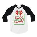 Glitter Christmas Shirt | Will Trade Brother for Presents  | Christmas Monogram | Youth & Adult
