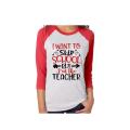 Glitter I want to skip School but I&#39;m the teacher Baseball Shirt| Teacher Shirt|Staff Shirt