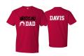Wrestling Dad Shirt | Short Sleeve Shirt | Wrestling Shirt | Customize Team & Colors