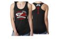 Glitter Football & Cheer Tank | Cheer and Football Mom | Racer Back Tank|  Customize Team and Colors