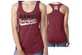 Glitter Baseball Tank Top | Baseball Mom Tank Top | Racerback Tank | Baseball Tank | Customize Your Team & Colors