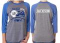 Glitter Baseball & Cheer Mom Shirt | 3/4 Sleeve Baseball Shirt | Customize with your Team and Colors
