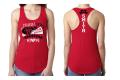 Glitter Football & Cheer Tank | Cheer and Football Mom | Racer Back Tank|  Customize Team and Colors
