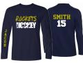 Hockey Shirt | Hockey Long Sleeve Shirt | Customize your team & colors | Adult or Youth