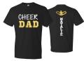 Cheer Dad Shirt | Short Sleeve T-shirt | Cheer Shirt | Cheer Spirit Wear | Short Sleeve Tshirt | Customize colors