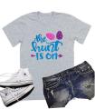 Glitter Easter Shirt | The Hunt is On | Short Sleeve T-shirt | Youth or Adult