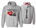 Glitter Cheer Hoodie | Glitter Cheer Mom Hoodie | Cheer Hoodie | Customize with your Team & Colors