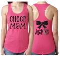 Glitter Cheer Mom Tank Top | Cheer Tank Top | Cheer Racerback Tank | Cheerleading