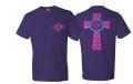 Glitter Cross Monogram Shirt | Glitter Monogram Cross Tee | Cross Shirt