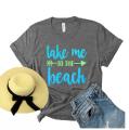 Glitter Take Me to the Beach Shirt | Beach Vacation Shirt | Bella Canvas Tshirt | Beach Shirt | Youth or Adult