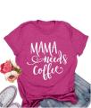 Glitter Mama Needs Coffee Shirt | Just Saying Shirt | Bella Canvas Short Sleeve Mom Shirt