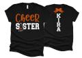 Glitter Cheer Sister Shirt | Cheer Short Sleeve Shirt | Cheer Bling | Cheer Spirit Wear | Bella Canvas T-shirt | Youth or Adult
