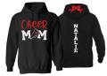 Glitter Cheer Hoodie | Glitter Cheer Mom Hoodie | Cheer Hoodie | Customize with your Team & Colors