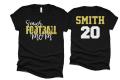 Glitter Senior Football Mom Shirt | Football Shirts | Football Spirit Wear | Bella Canvas Short Sleeve T-shirt | Customize team & colors