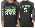 Glitter Volleyball Shirt | Volleyball Mom Shirts | Volleyball Shirts | Volleyball Spirit Wear | Volleyball Bling | Customize