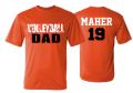 Volleyball Dad Shirt |  Performance T-shirt | Volleyball Spirit Wear | Short Sleeve T-shirt | Customize team & colors