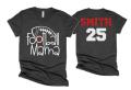 Glitter Football Shirt | Football Mama Shirts | Football Spirit Wear | Bella Canvas T Shirt  | Football Bling | Customize