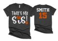 Glitter Basketball Sister Shirt | That&#39;s My Sis Basketball t-shirt | Basketball Spirit Wear | Bella Canvas Tshirt | Customize