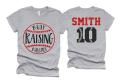 Glitter Busy Raising Ballers Baseball Shirt | Baseball Shirts | Custom Baseball Mom Shirts | Customize Colors