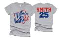 Glitter Baseball Shirt | Baseball Shirts | There's No Place Like Home | Short Sleeve Baseball Shirt | Customize Colors