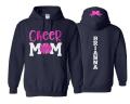 Glitter Cheer Hoodie | Cheer Mom Hoodie | Cheer Bling | Cheer Spirit Wear | Customize  Team & Colors
