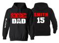Soccer Hoodies | Soccer Dad Hoodies | Soccer shirts | Customize Colors