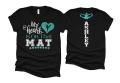 Glitter Football & Cheer Mom Shirt |  Cheer Bling | Football Bling | Bella Canvas Tshirt | Customize Team and Colors