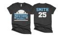 Glitter Baseball Shirt | Baseball shirts | Baseball Spirit wear | Bella Canvas Tshirt | Short Sleeve Baseball Shirt | Customize Colors
