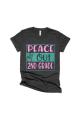 Peace Out 2nd Grade Shirt | Glitter Last Day of School Shirt | Youth or Adult
