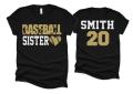 Glitter Baseball Shirt | Baseball Sister Shirt | That&#39;s My Bro! | Bella Canvas Tshirt | Sister Shirt | Youth or Adult