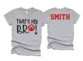 Glitter Wrestling Sister Shirt | That&#39;s My Bro Wrestling Shirt | Bella Canvas Tshirt | Customize Colors
