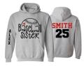 Glitter Baseball Sister Hoodie | Customize with your Team & Colors | Adult or Youth Sizes