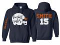Glitter Football Sister Hoodie | Football Hoodies | Football Shirts | Hoodie Sweatshirt | Football Spirit Wear