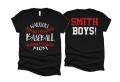 Glitter Baseball Shirts | Baseball Mom Shirt | Two Player Shirts | Baseball Shirt | Baseball Stitch Shirt | Customize Your Colors