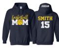 Glitter Basketball Mom Hoodie | Basketball Hoodies | Basketball Hoodie | Customize Colors