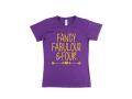 Glitter Fancy Fabulous & Four Shirt | 4th Birthday Shirt | Birthday Shirts | Birthday Outfit Girl | Birthday Tee | Kids Birthday Shirt