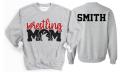 Glitter Wrestling Mom Crewneck | Wrestling Shirts | Wrestling Sweatshirts | Customize  Colors
