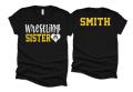 Glitter Wrestling Sister Shirt | Wrestling Shirts | Wrestling Sister |b Bella Canvas Tshirt | Customize Colors | Youth or Adult
