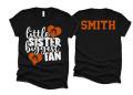 Glitter Wrestling Sister Shirt | Little Sister Biggest Fan Wrestling Shirt | Bella Canvas Tshirt | Customize Colors