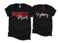 Glitter Majorette Mom Tshirt Top | Majorette Shirts | Majorette Bling | Bella Canvas Short Sleeve Tshirt | Customize
