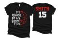 Glitter I&#39;ll always be his biggest fan Basketball Shirt | Basketball t-shirt | Basketball Spirit Wear | Bella Canvas Tshirt | Customize