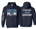 Glitter French Horn Mom Hoodie | Band Hoodie | Band Shirts | Customize with your Colors