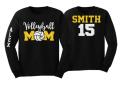 Glitter Volleyball Shirt | That&#39;s My Girl | Long Sleeve Volleyball Shirts | Custom Volleyball Shirts | Customize Team & Colors