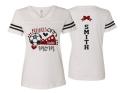 Glitter Soccer and Cheer Mom Shirt | Soccer Mom Shirts | Soccer shirts | V-neck Short Sleeve Shirt | Customize Colors