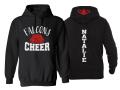 Cheer Hoodie | Glitter Cheer Hoodie | Youth or Adult | Cheer Bling | Cheer Shirts | Customize Team & Colors