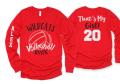 Glitter Volleyball Shirt | Volleyball Sister Shirt | Long Sleeve Volleyball Shirts | Custom Volleyball Shirts | Customize Team & Colors