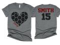 Glitter Soccer Heart Shirt | Soccer Shirt | Soccer Mom Shirts | Soccer shirts |Bella Canvas Tee | Youth or Adult