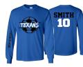Soccer Shirt | Soccer Long Sleeve Shirt | Customize  team & colors | Adult or Youth