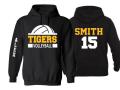 Volleyball Hoodie | Volleyball Spirit Wear | Custom Volleyball Hoodie | Customize your team and colors | Youth or Adult