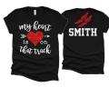 Glitter My Heart is on that Track TShirt | Track Spirit Wear | Track Bling | Bella Canvas T Shirt  | Track & Field Shirt | Customize Colors